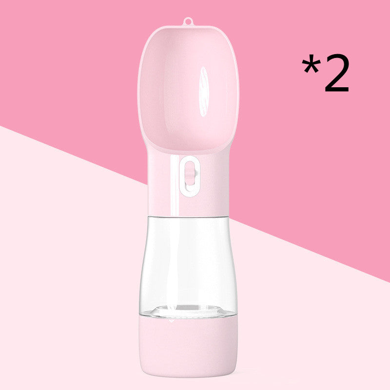 Portable Pet Traveling Out Water Feeding Bottle