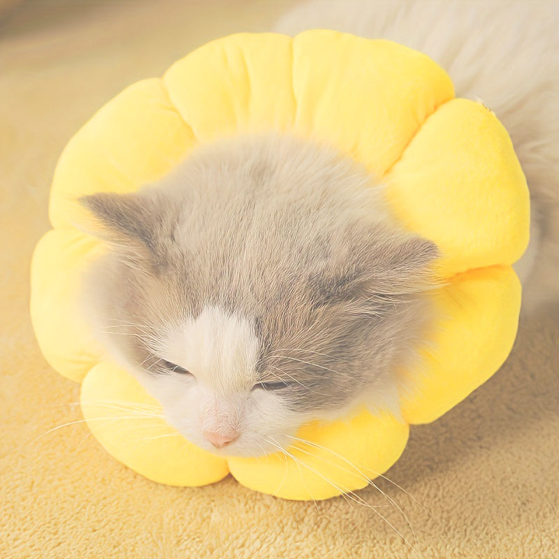Cute Sunflower Pet Recovery Neck Collar