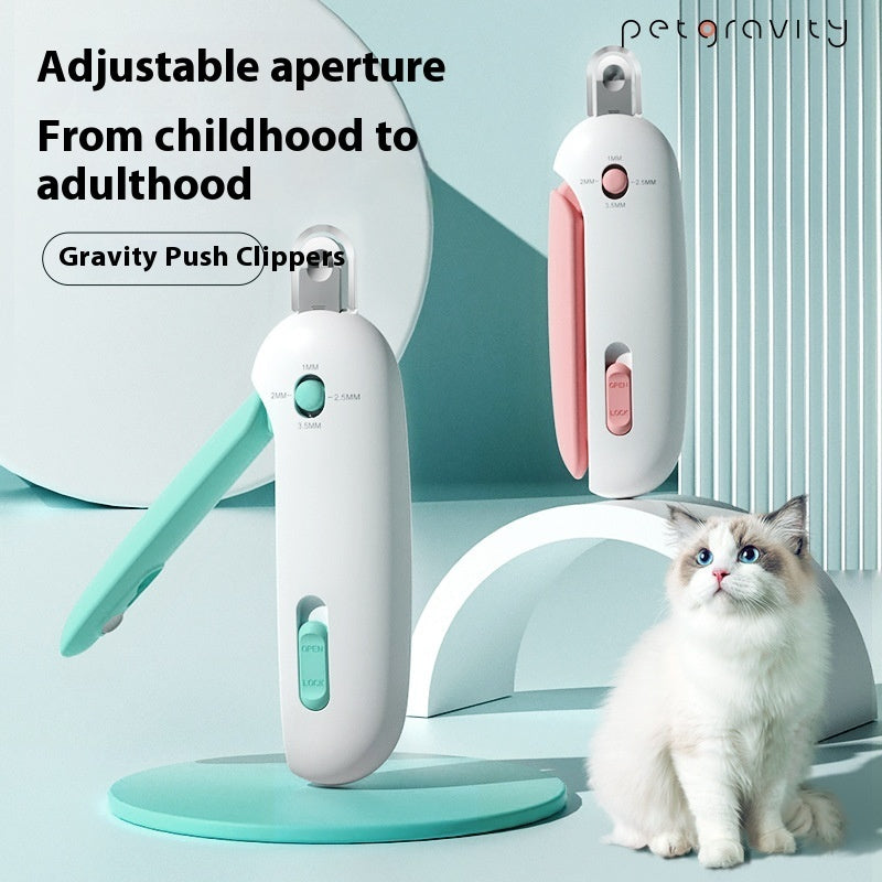 Cat Gravity Push Nail Scissors