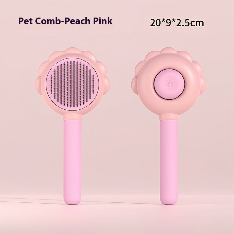 2-In-1 Self Grooming Hair Comb With Spray