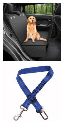 Pet Dog Car Mesh Back Seat With Zipper