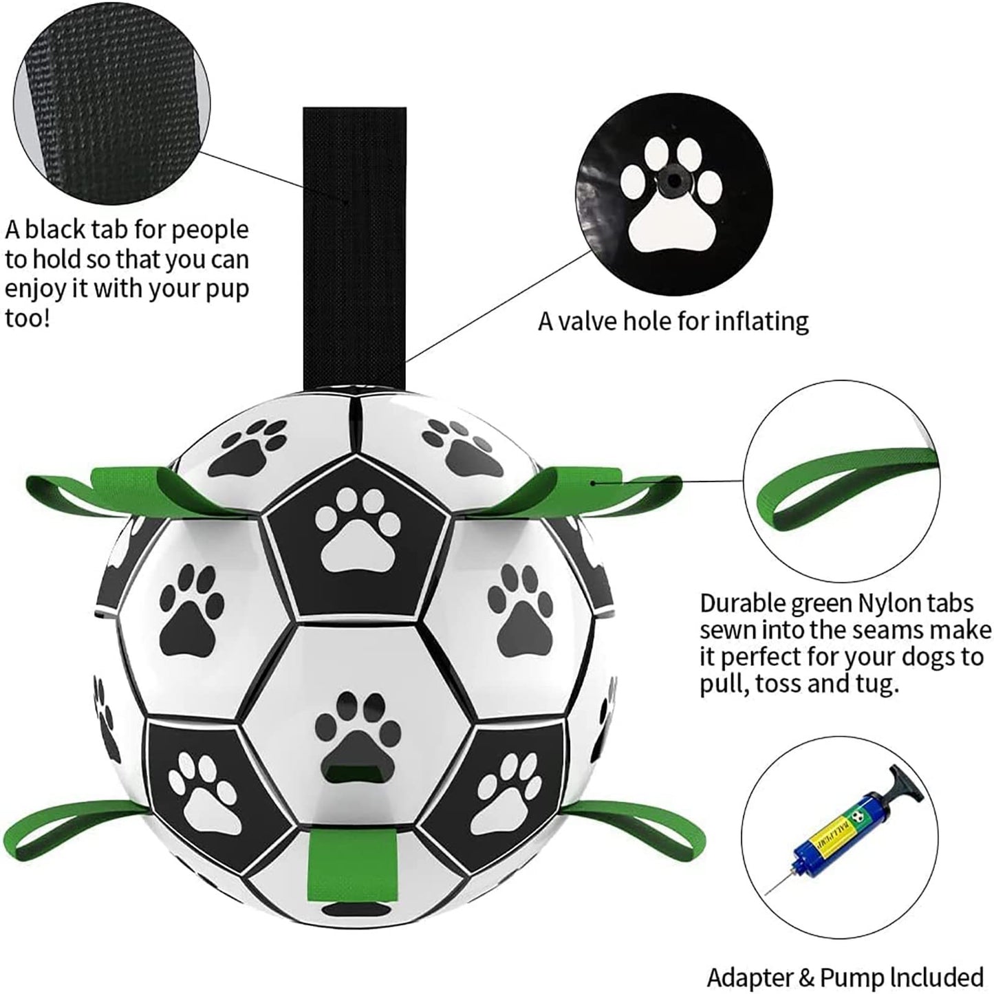 Interactive Dog Soccer Football Training Toy