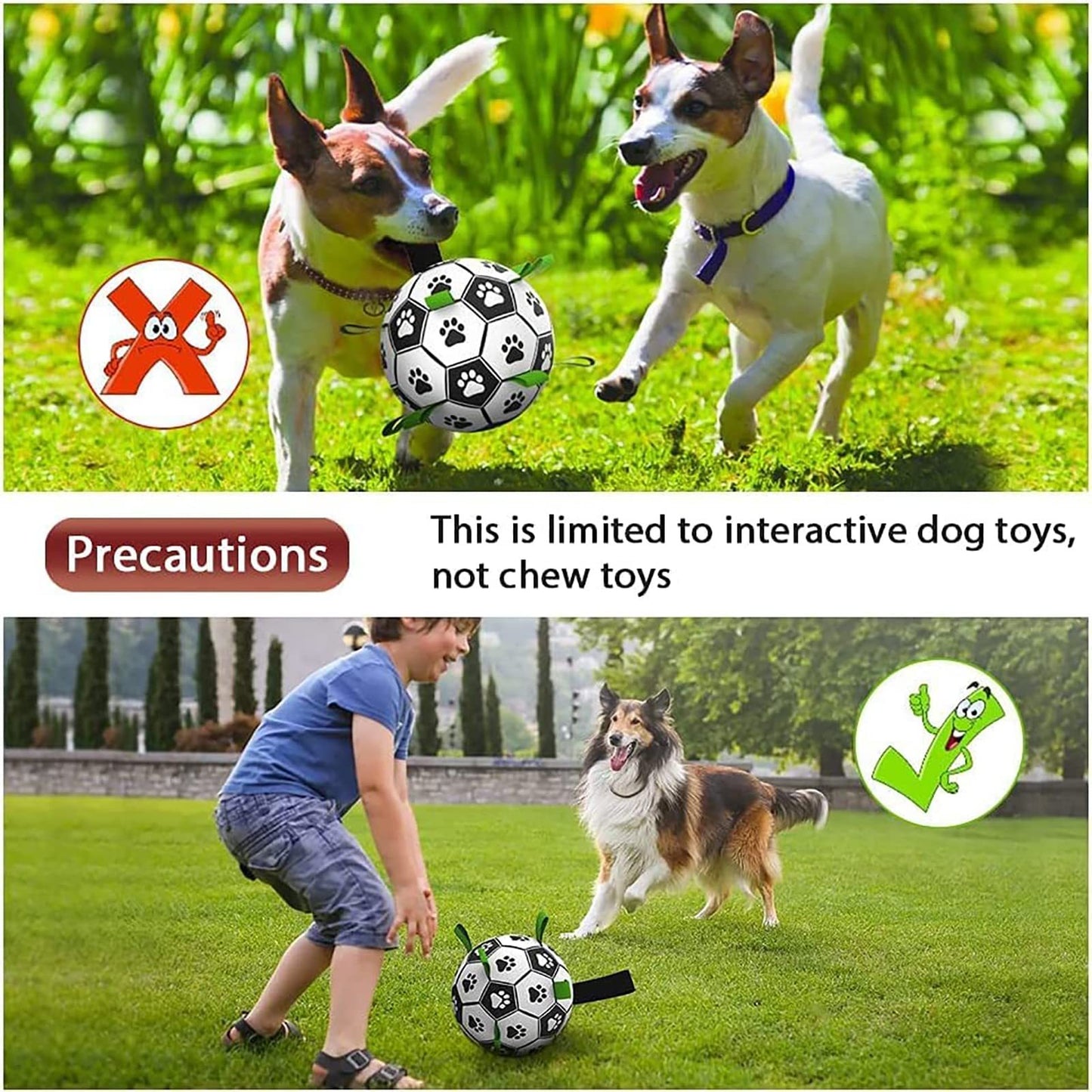 Interactive Dog Soccer Football Training Toy