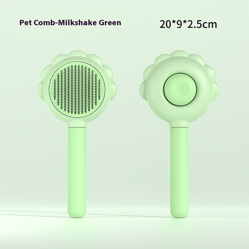 2-In-1 Self Grooming Hair Comb With Spray