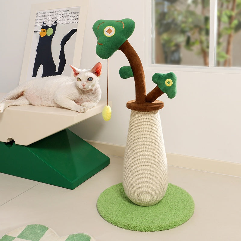 Vertical Money Sisal Tree Cat Scratching Pole
