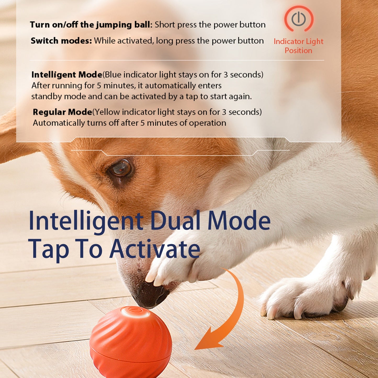 Automatic Smart Interactive Bouncing Ball