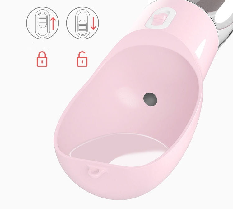 Portable Pet Traveling Out Water Feeding Bottle