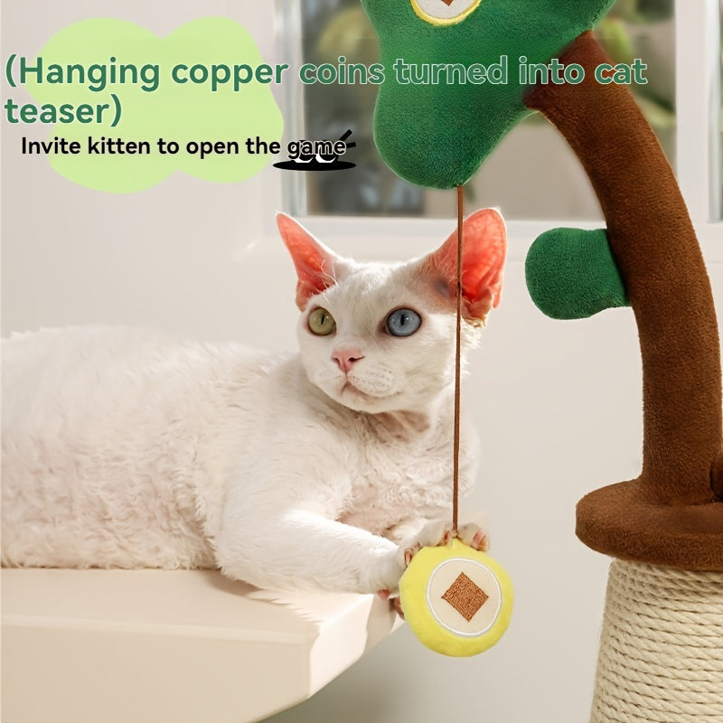 Vertical Money Sisal Tree Cat Scratching Pole