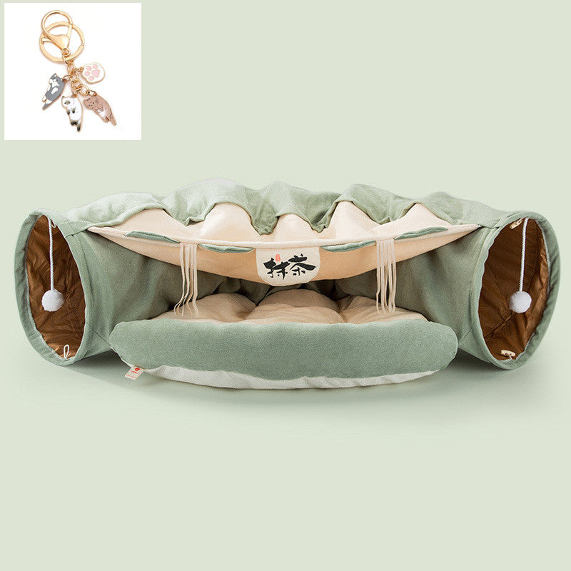 Washable Cat Collapsible Tunnel House