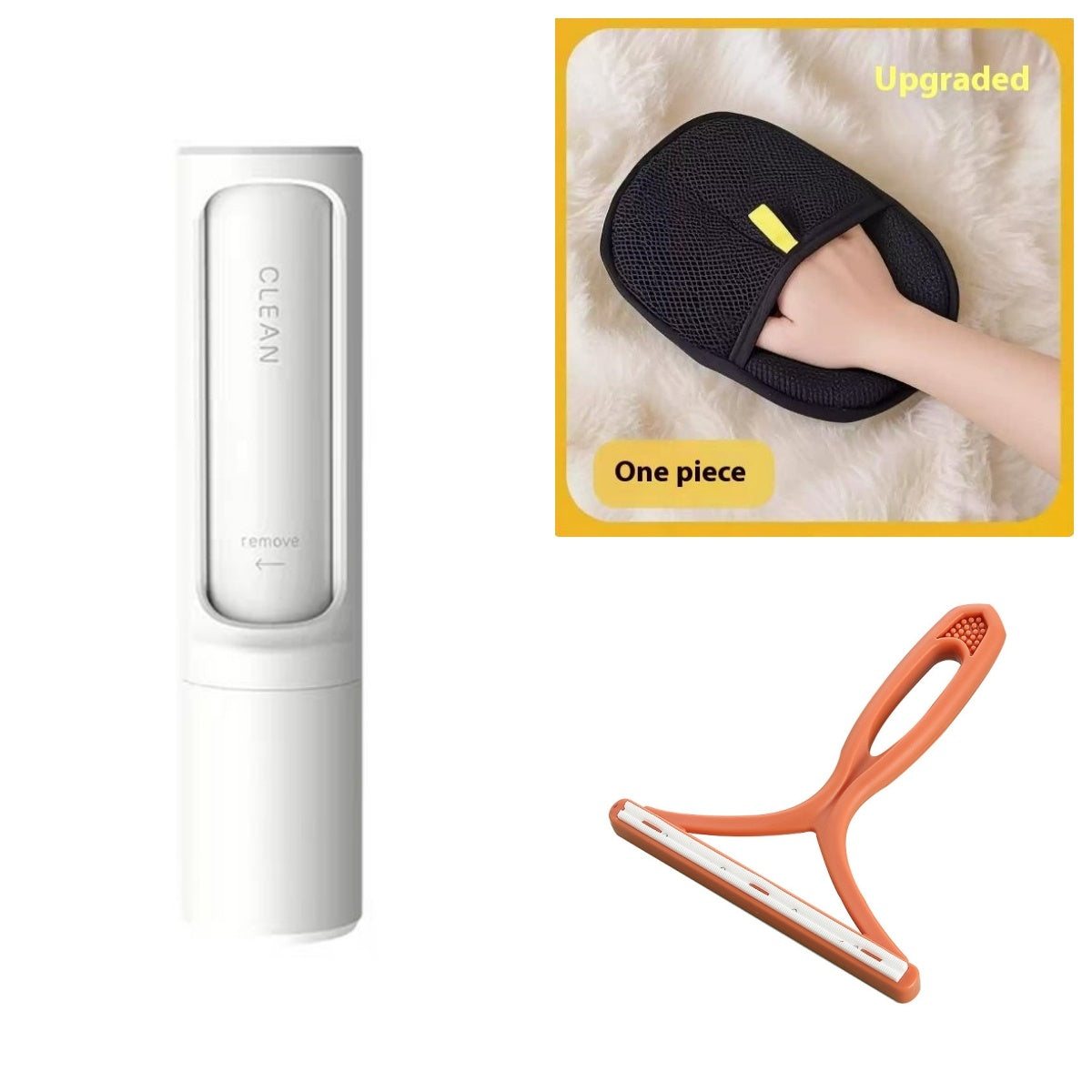 2-in-1 Reusable Pet Lint Roller Brush