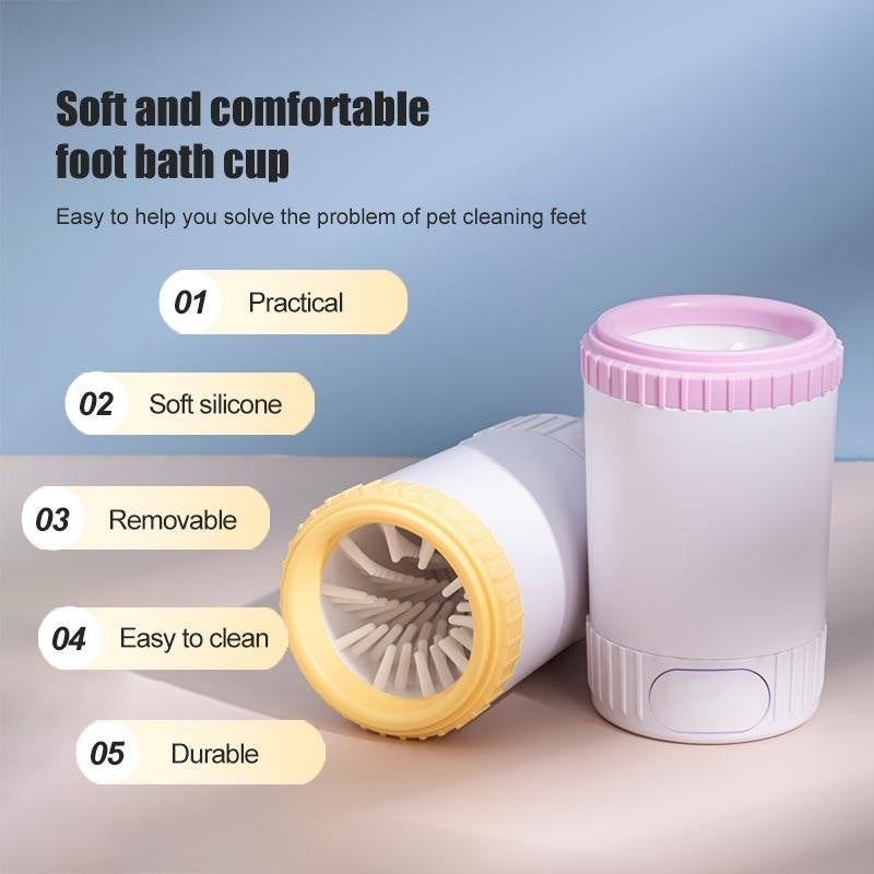 Semi-Automatic Pet Dog Paw Cleaner