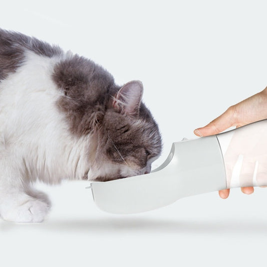 Portable Pet Traveling Out Water Feeding Bottle