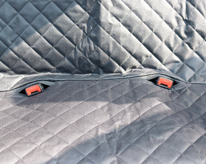 Pet Dog Car Mesh Back Seat With Zipper
