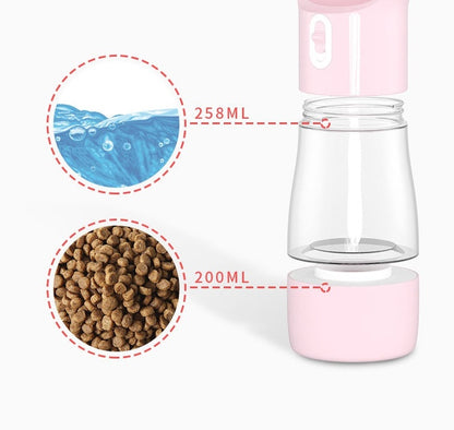 Portable Pet Traveling Out Water Feeding Bottle
