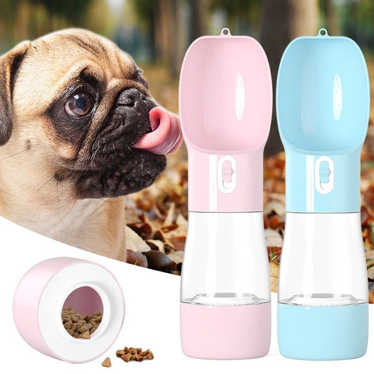 Portable Pet Traveling Out Water Feeding Bottle