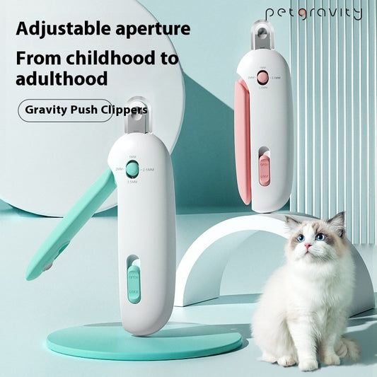 Cat Gravity Push Nail Scissors