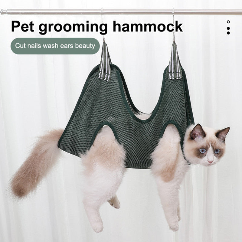 Pet Restraint Grooming Hammock For Trimming