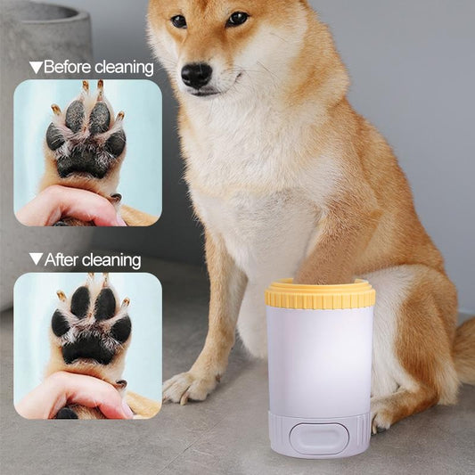 Semi-Automatic Pet Dog Paw Cleaner