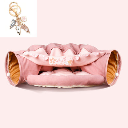 Washable Cat Collapsible Tunnel House