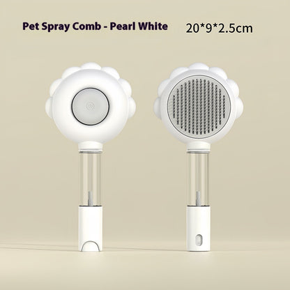 2-In-1 Self Grooming Hair Comb With Spray