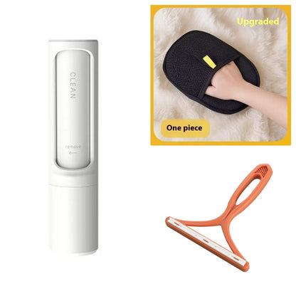 2-in-1 Reusable Pet Lint Roller Brush
