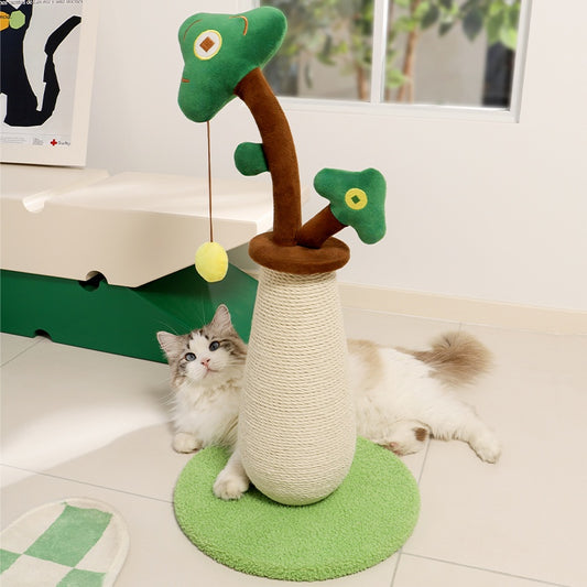 Vertical Money Sisal Tree Cat Scratching Pole
