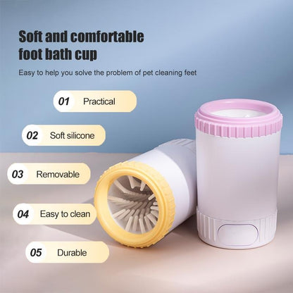 Semi-Automatic Pet Dog Paw Cleaner