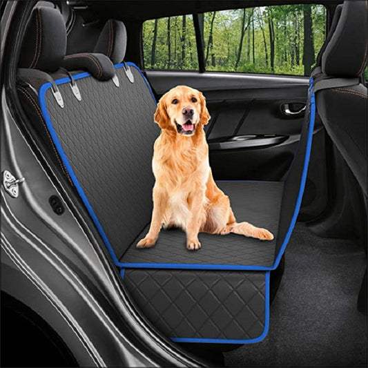 Pet Dog Car Mesh Back Seat With Zipper